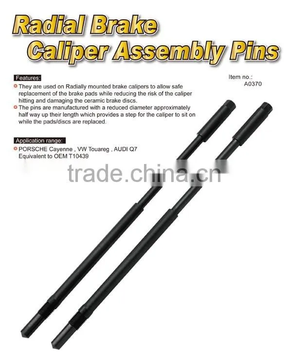 Radial Brake Caliper Assembly Pins