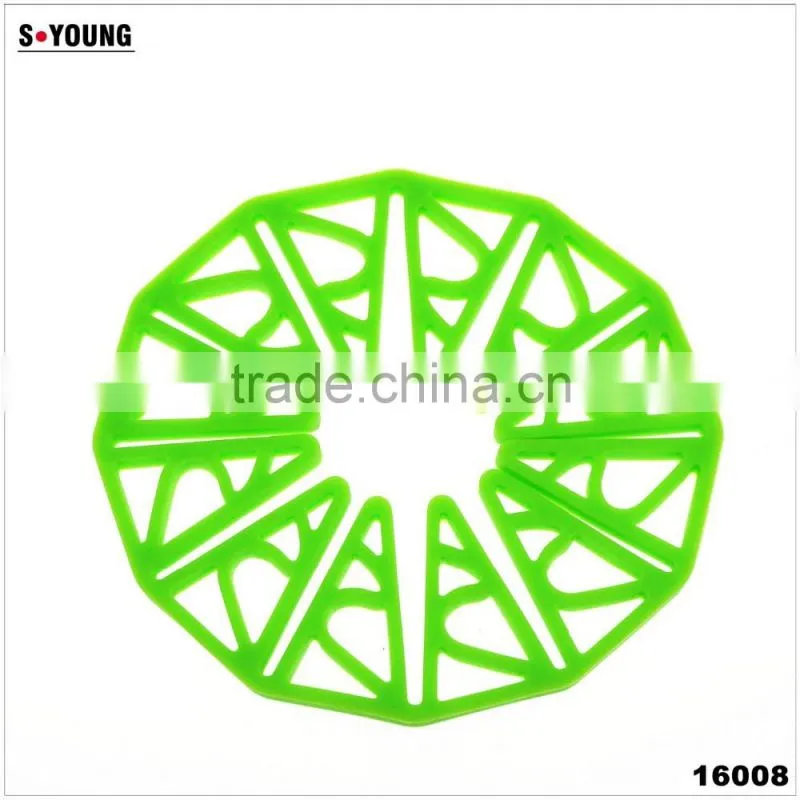 16002 heart shape silicone high temperature heat insulation mat kitchenwares silicone mat flexible silicone heating mat