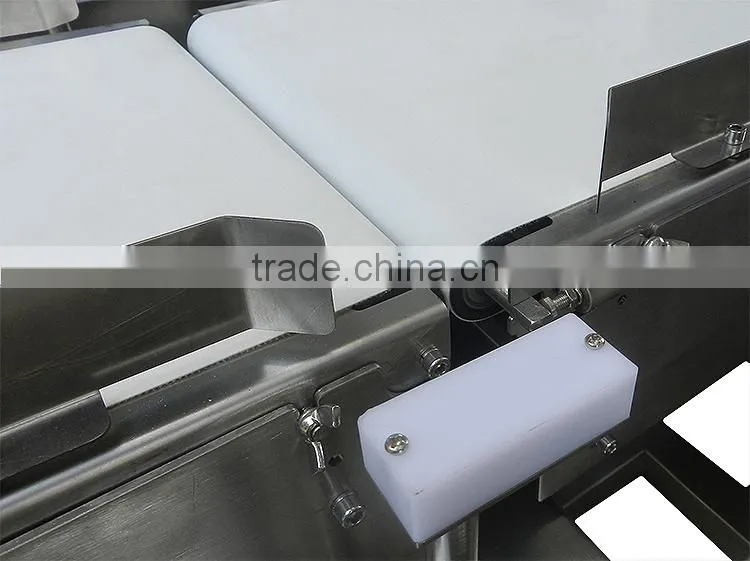 combination check weigher and metal detector for food industry