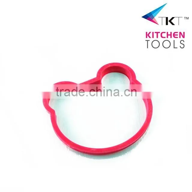 Flower shaped Silicone egg ring egg baking mold egg slicer