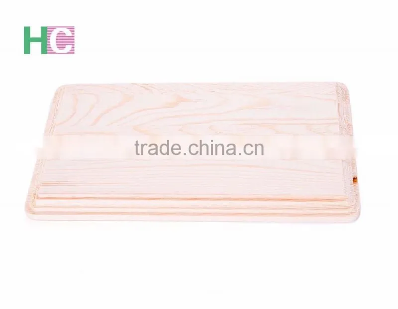 2016 Handcraft Unfinished Square Wooden Serving Plate