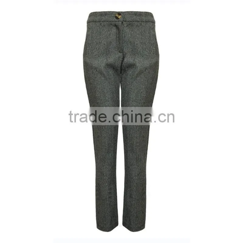 fashion ladies formal slim fit pants long black trousers 2016 high quality tight women pants