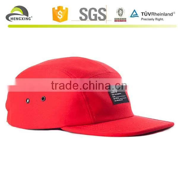 High quality stylish two tone custom 5 panel camp cap