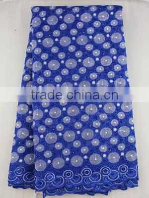 new design eyelet voile lace fabric with circle patterns SL0308