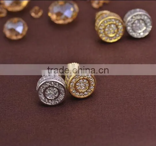 LSE851 silver screw back men earrings factory wholesales