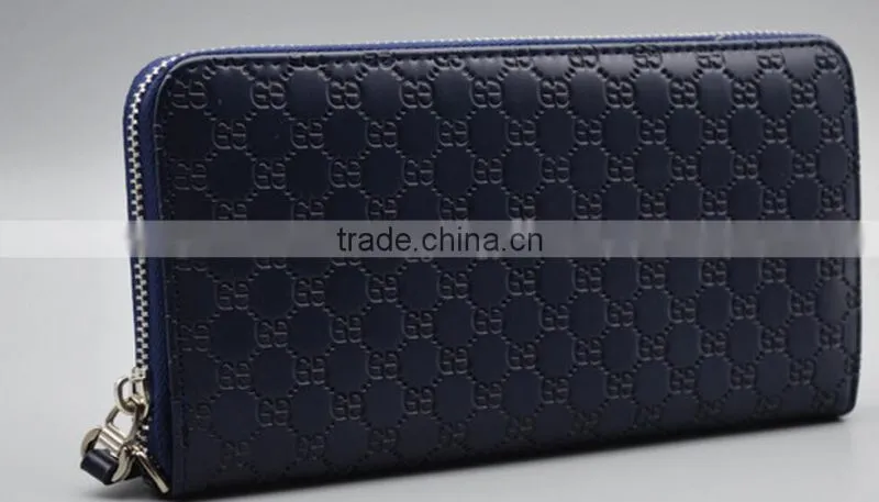 hot selling new fashion man trending clutch wallet with zip coin pocket
