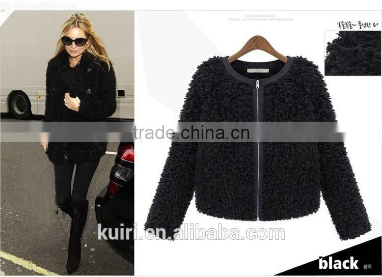 woman winter faux fur jacket Elegant Fashion Women Thick Warm Winter Coat Casual PU Leather Full Sleeve Overcoat ladies outwear