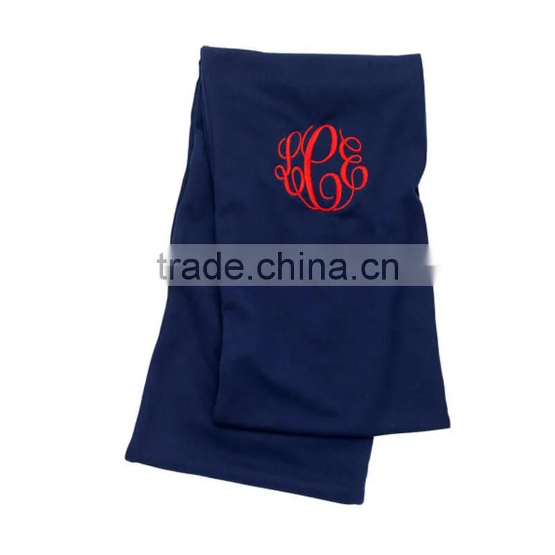 Embroidered Super Soft Monogrammed Infinity
