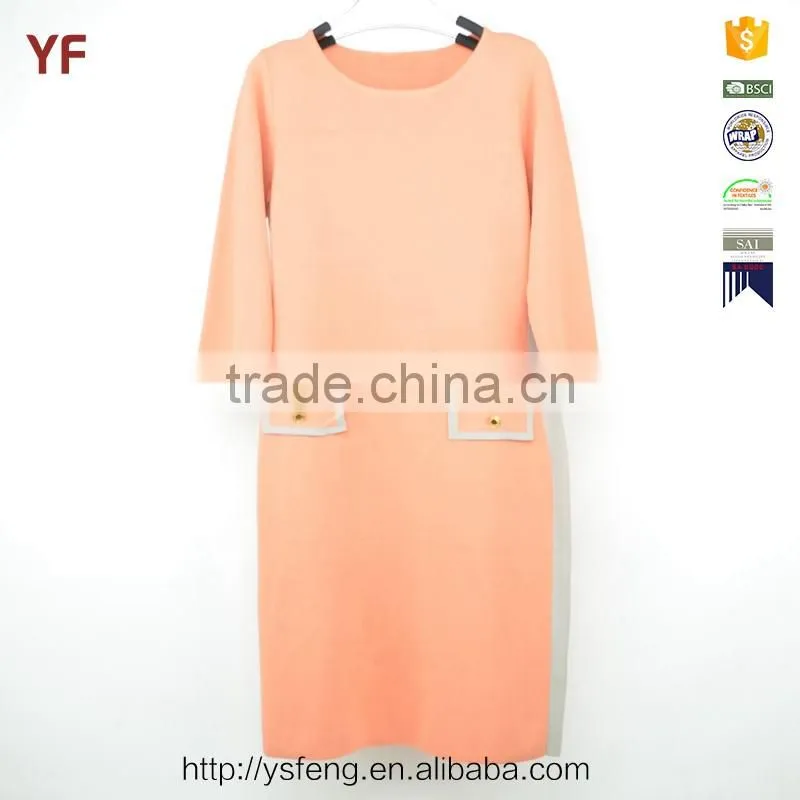 Sexy Women One Piece Latest Dress Sweater Designs