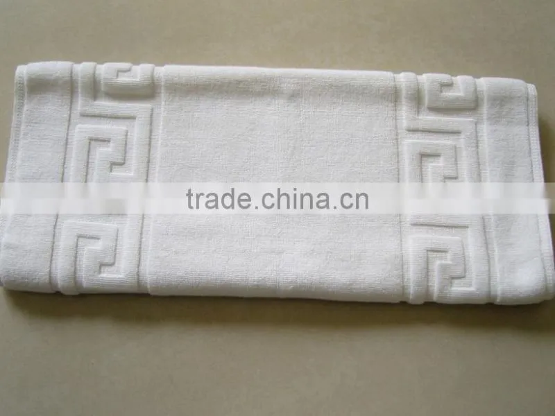 100% cotton Hotel Bath Mat, hotel textiles supplier