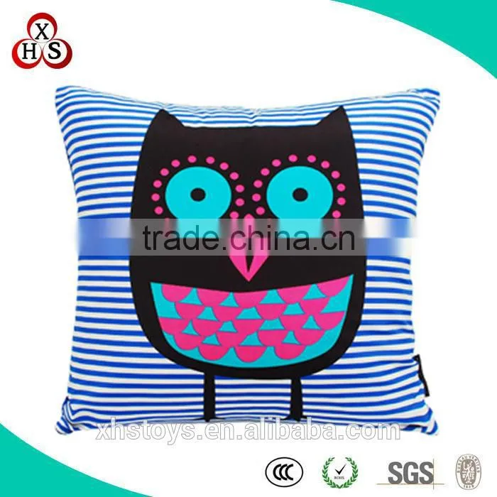 OEM New Design Custom Made soft owl cushion wholesale