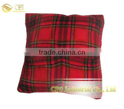 Suede cushions with pocket decorative pillow