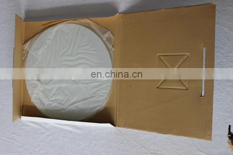 Sublimation printable blank clock round tempered glass table clock