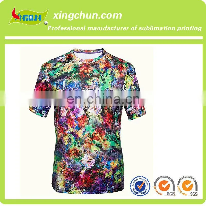 2015 men's fashion wholesale printing t-shirt