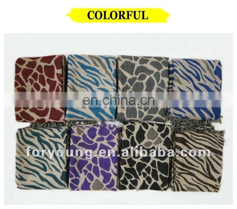 tassel leopard woven shawls