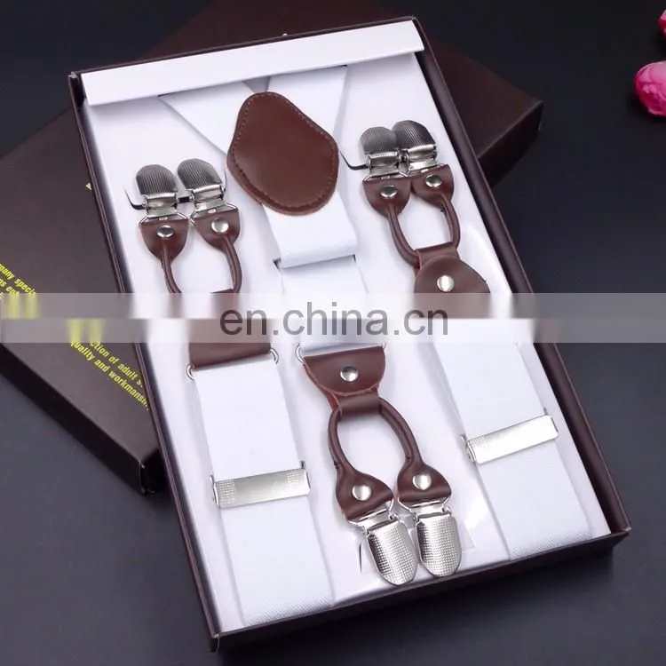 2017 yiwu hot sale fashion custom men's suspenders