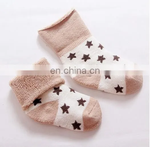 In stock Newborn Babies Looped Cotton Socks Baby Socks