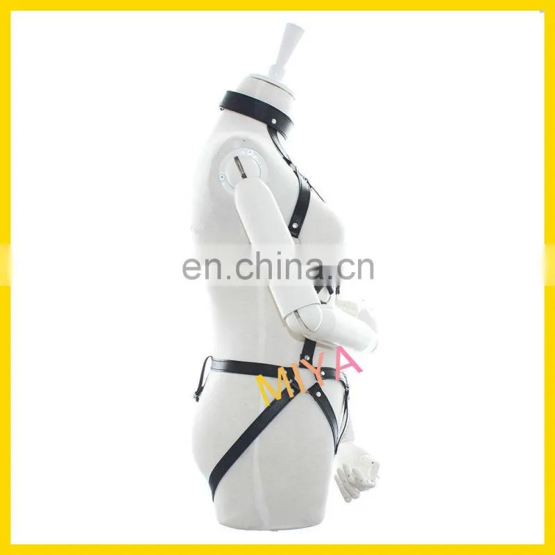 2015 new arrival full body harness leather sex harness