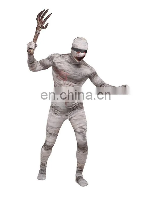 Halloween Mummy Lycra Spandex Zentai Suits Cosplay Costume Wholesale Retail