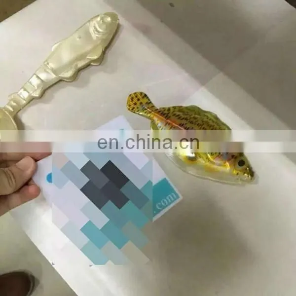 Small size chepa price Lure uv printer with emboss effect