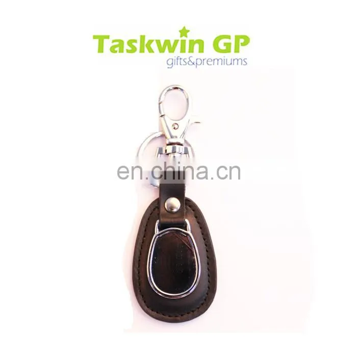 Fashional design pu leather keychain, Can be priting your logo handmade leather keychain