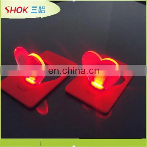 Customized fashion greeting LED credit card light Made in China