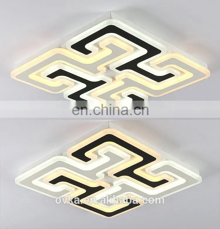 Simple household acrylic led ceiling light