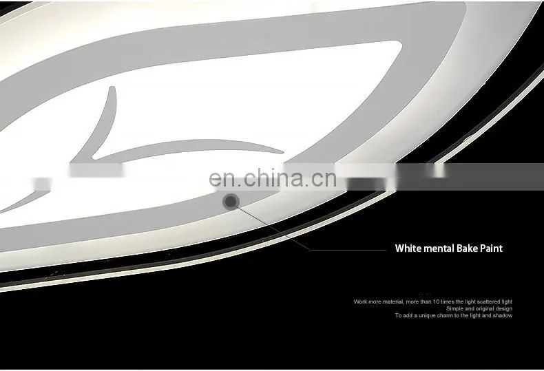 Chinese supplier Creative leaf surface mounted LED ceiling lights