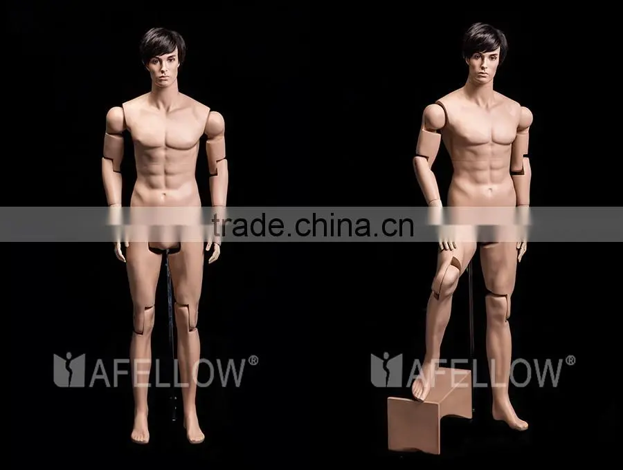 Moveable realistic skin color Male Mannequin