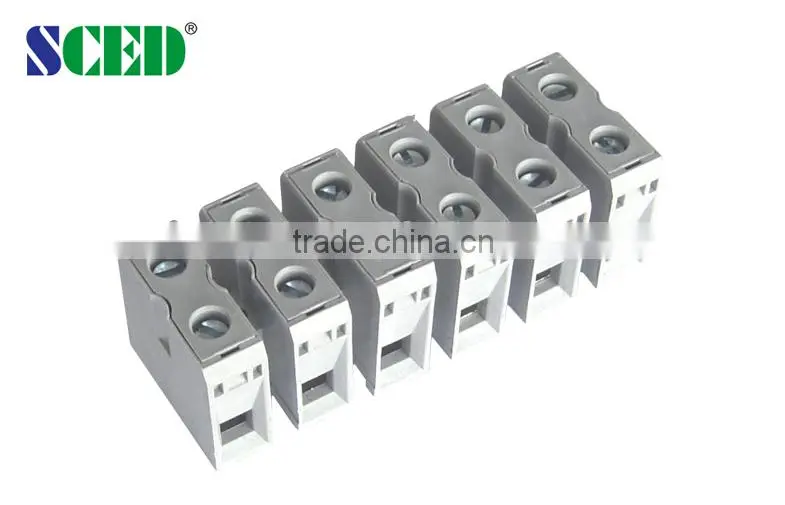 SCED CE UL approved low voltage din rail terminal blocks made in china