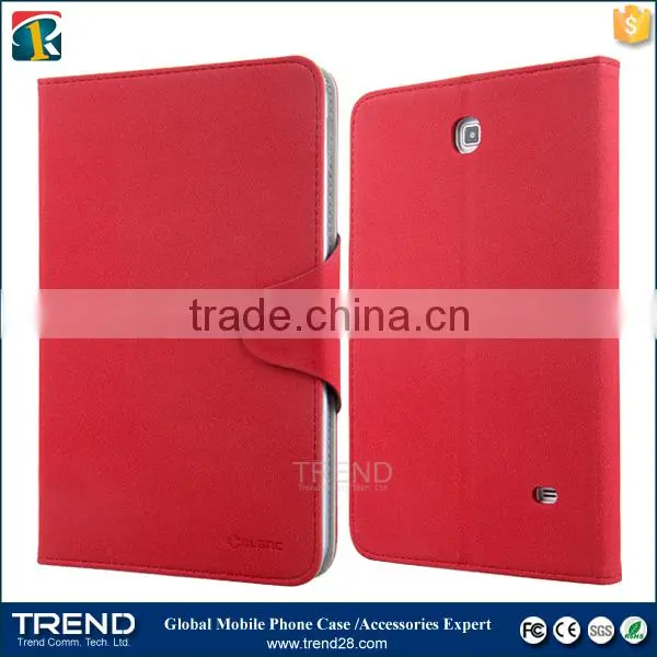 alibaba express snow pattern folding leather case for samsung tab 4