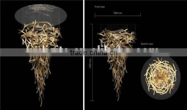 China factory design elegant crystal chandelier parts wholesale