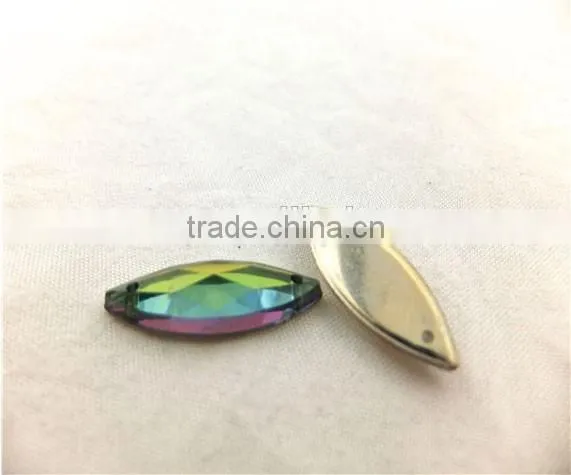 Shining Colorful Sew on Acrylic Stone for Carnival Dress