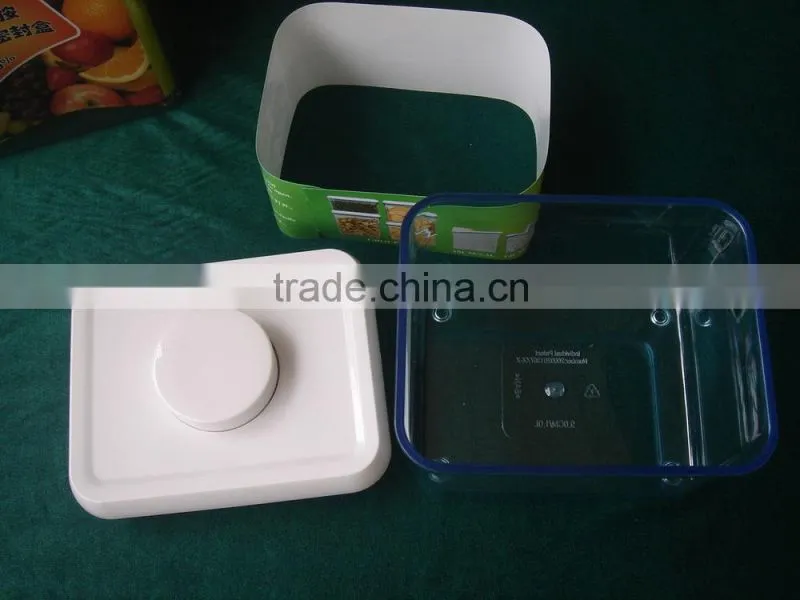 OEM/ODM 0.7L vacuum container with pump