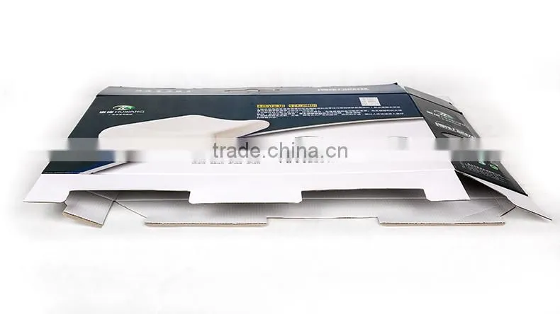 Rectangle Custom Carton Folding Cardboard Box with handle