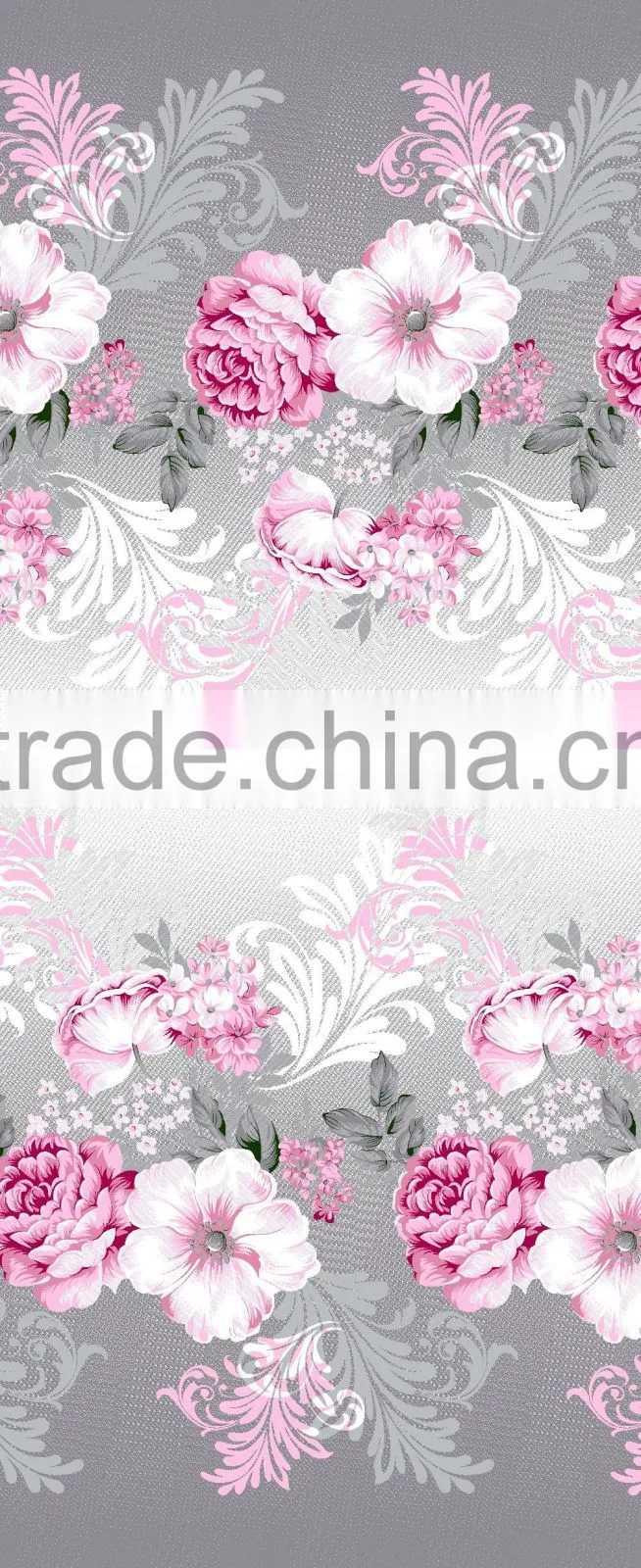 floral 100% polyester microfiber bedsheet fabric for home textile