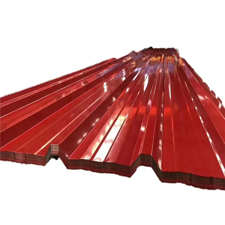 Lowest Price Corrugated Zinc Prepainted Metal Roofing Sheets / Aluminized Steel Sheet