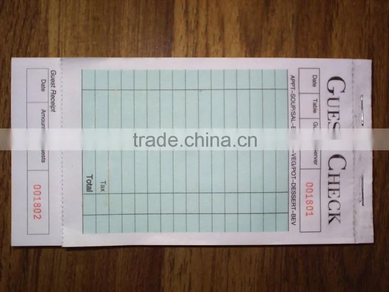 Sales order printing book