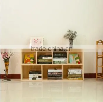 Customize 100% Solid wood luggage carrier/pine wood display book shelf