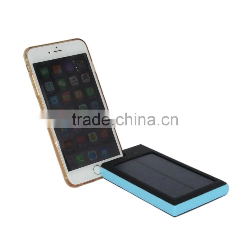 easy life of power bank 8000mAh solar power bank Portable USB Battery Charger External power bank for iPhone 5 5s 5c