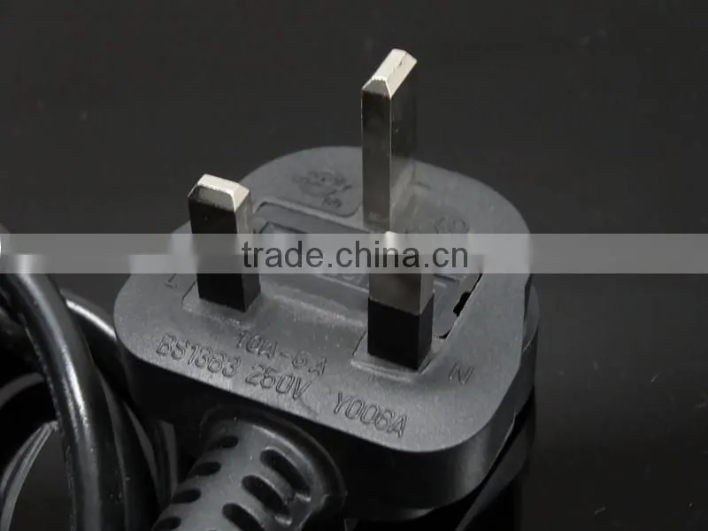 Fast Delivery Power Cable UK Mains Male Fused Plug to IEC C5 Female Socket 13A (amp) 2m