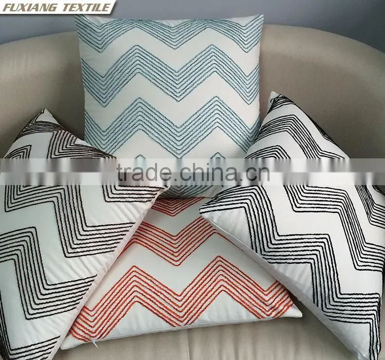 colorful embroider pillow cushion