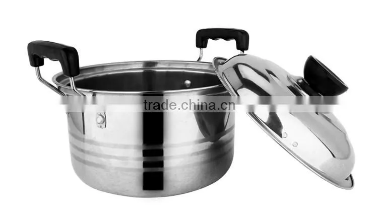 10PCS New Stylish Nice Shape Good Quality Competitive Price Stainless Steel Big Pot Stock Pot Soup Pot