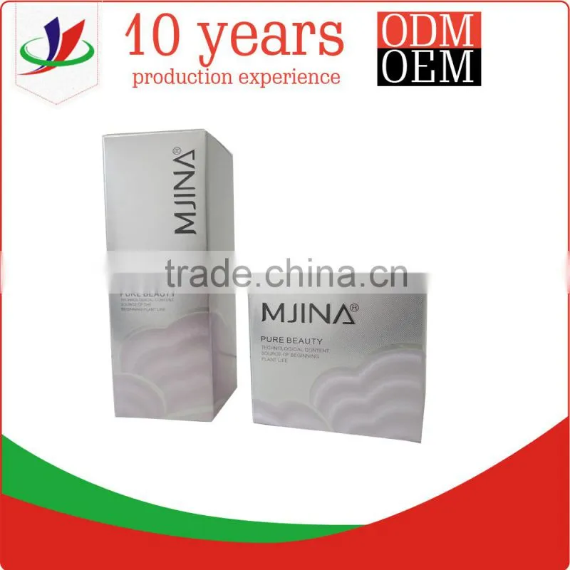 Gold stamping cosmetic paper box matt