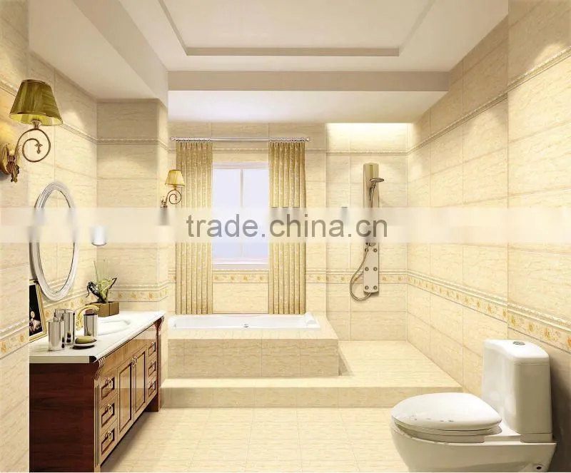 small european bathroom design of wall tile