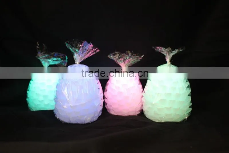 LED candles with wax