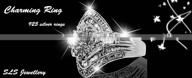 2015 top desighns zirconia wedding jewelry diamond ring white zircon finger rings for lovers