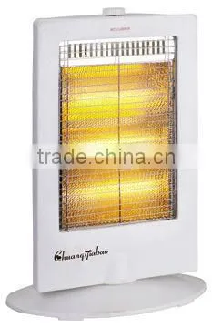 3heating 1200W CE/GS/ROHS safety tip over swtich wide angle oscillating function electric heater halogen heater for home