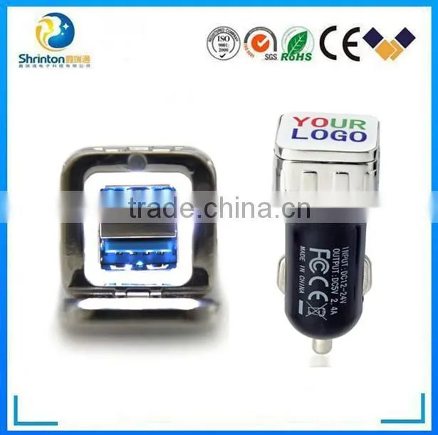 Car charger for mobile phone Use and Electric Type 2 USB car charger
