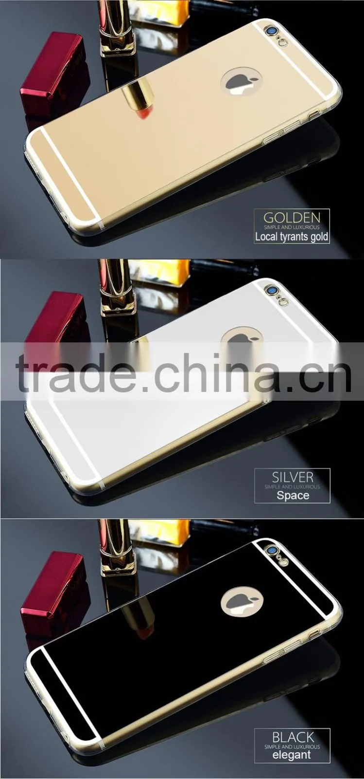 machine making sublimation unbreakable waterproof cell phone case lipstick case with mirror case for samsung galaxy a7